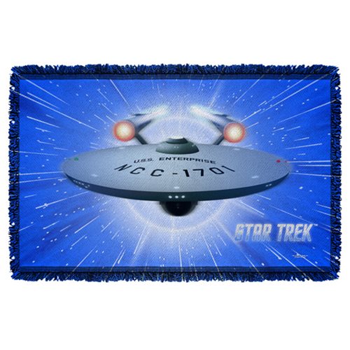 Star Trek All She's Got Woven Tapestry Throw Blanket