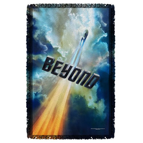 Star Trek Beyond Into The Clouds Woven Tapestry Throw Blanket
