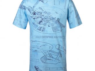 Star Trek Blue Print T-Shirt