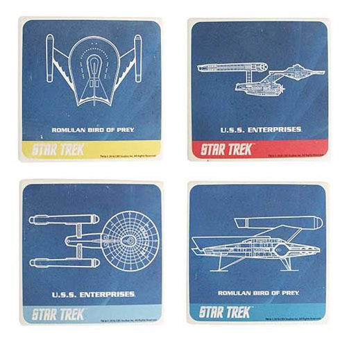 Star Trek Ceramic Coaster 4-Pack