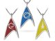 Star Trek Delta Enamel Necklaces (Division Colors)