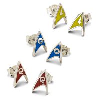 Star Trek Delta Enamel Stud Earrings
