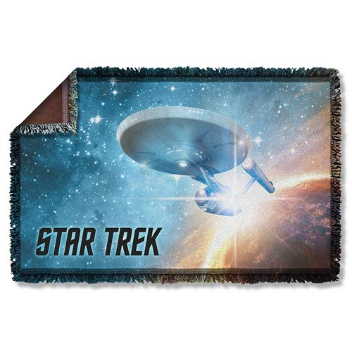 Star Trek Final Frontier Woven Tapestry Blanket