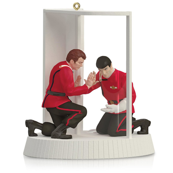 Star Trek II The Wrath of Khan Mr Spock and Captain Kirk The Needs of the Many Ornament