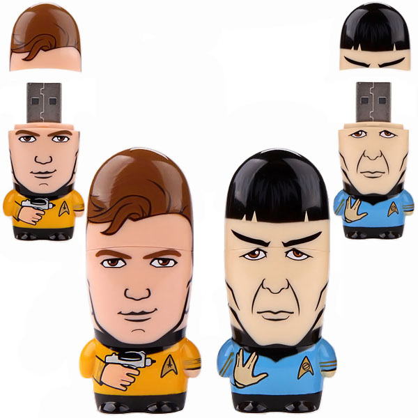 Star Trek Kirk & Spock Mimobot USB Flash Drive