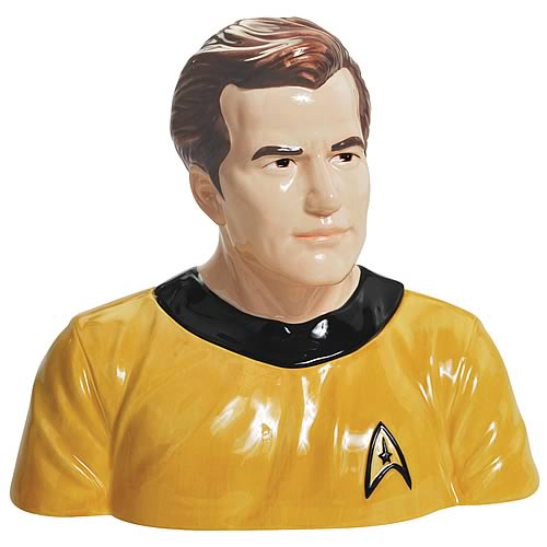 Star Trek Original Series Captain Kirk Cookie Jar 