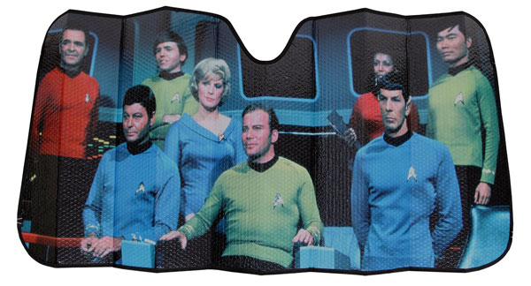 Star Trek Original Series Captain Kirk and Crew Sunshade