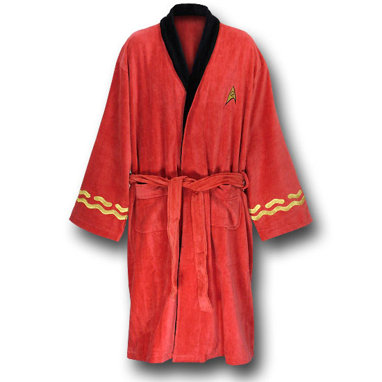 Star Trek Red Security Terry Cloth Robe