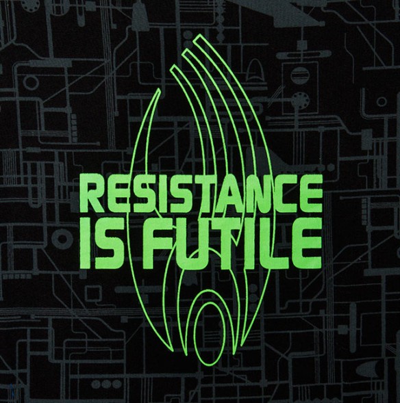 Star Trek Resistance is Futile Sleep Shirt