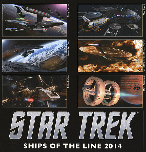 Star Trek Ships of the Line 2014 Wall Calendar