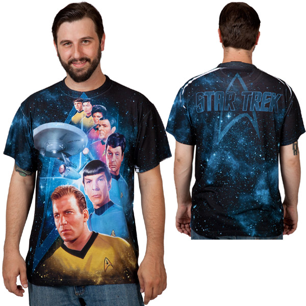 Star Trek Gadgets Adult All Over Print 100% Poly T-Shirt