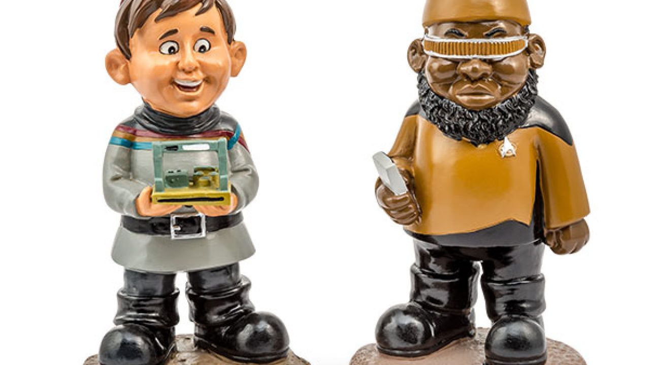 Star Trek TNG Garden Gnomes: Wesley Crusher, Geordi La Forge, Q, or Deanna  Troi