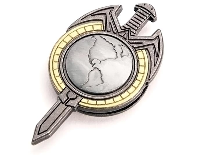Star Trek TNG Mirror Universe Magnetic Badge