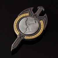 Star Trek TNG Mirror Universe Magnetic Insignia Badge