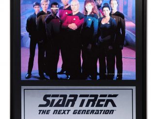 Star Trek TNG Mounted Cast Plaques