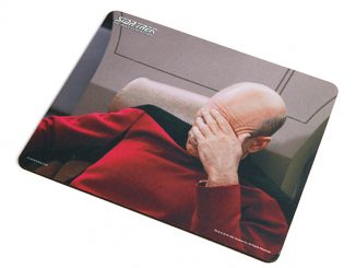 Star Trek TNG Picard Facepalm Mousepad
