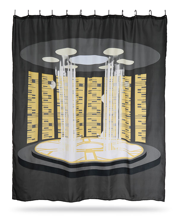Star Trek TNG Transporter Shower Curtain
