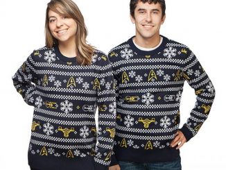 Star Trek TOS Ships Holiday Sweater