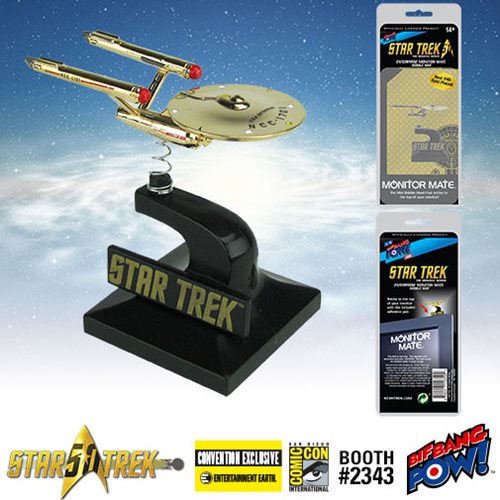 Star Trek The Original Series 24K Gold Plated Enterprise Monitor Mate