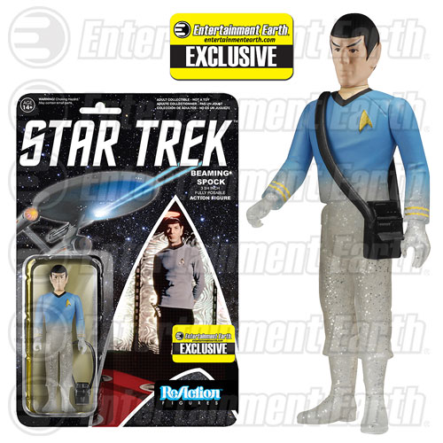 Star Trek The Original Series Beaming Spock ReAction 3 3 4-Inch Retro Action Figure