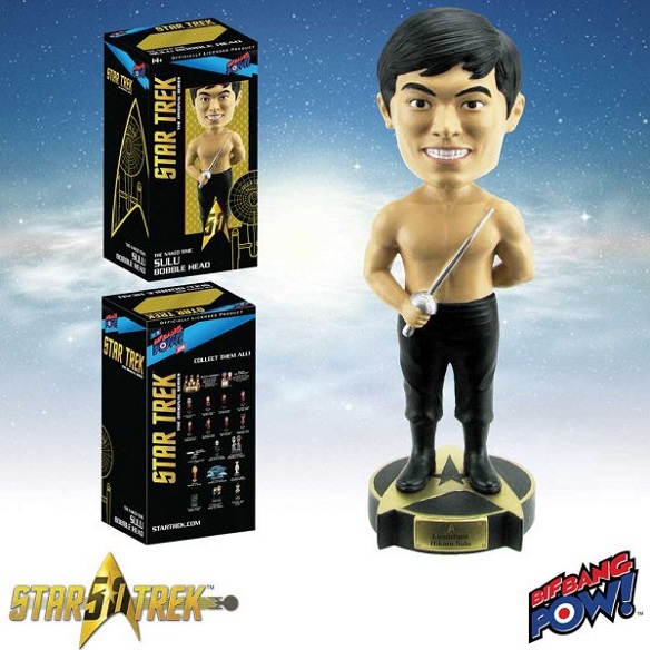 Star Trek The Original Series The Naked Time Sulu Deluxe Bobble Head