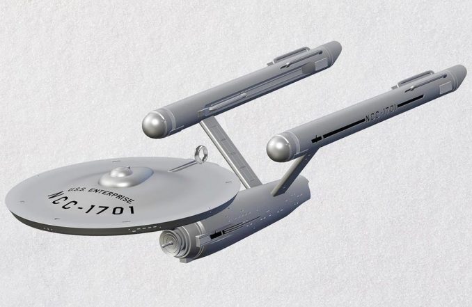 Star Trek™ U.S.S Enterprise™ Metal Hallmark Ornament NCC 1701 