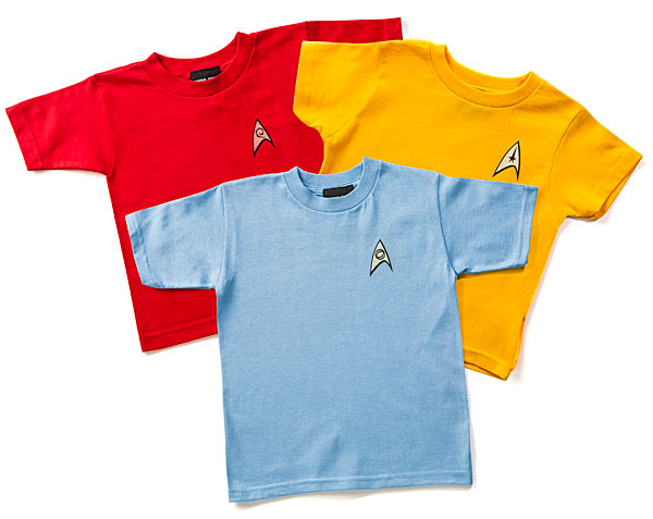 Star Trek Uniform Toddler Tees