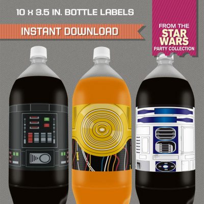 Star Wars Printable 2 Liter Bottle Labels - GeekAlerts