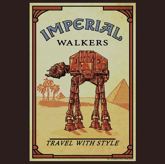 Star Wars Imperial Walker Turns Camel T-Shirt