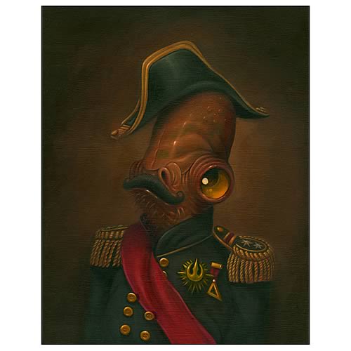 Star Wars Admiral Ackbar Magnitude Canvas Giclee Print