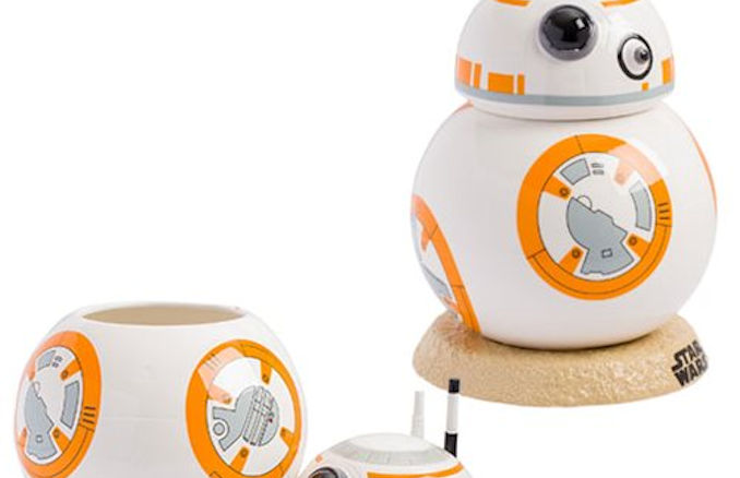 Star Wars BB-8 Ceramic Sculpted Cookie Jar - GeekAlerts
