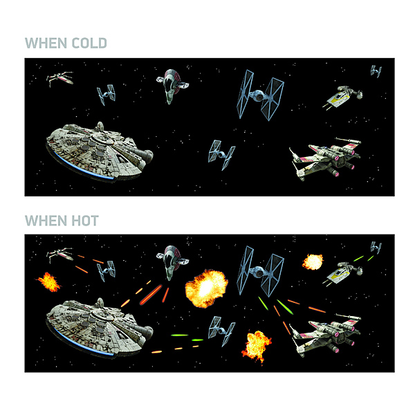 Star Wars Battle Scene Heat Change Mug