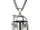 Star Wars Boba Fett Helmet 3-D Pendant Necklace