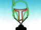 Star Wars Boba Fett Helmet Neon Sign