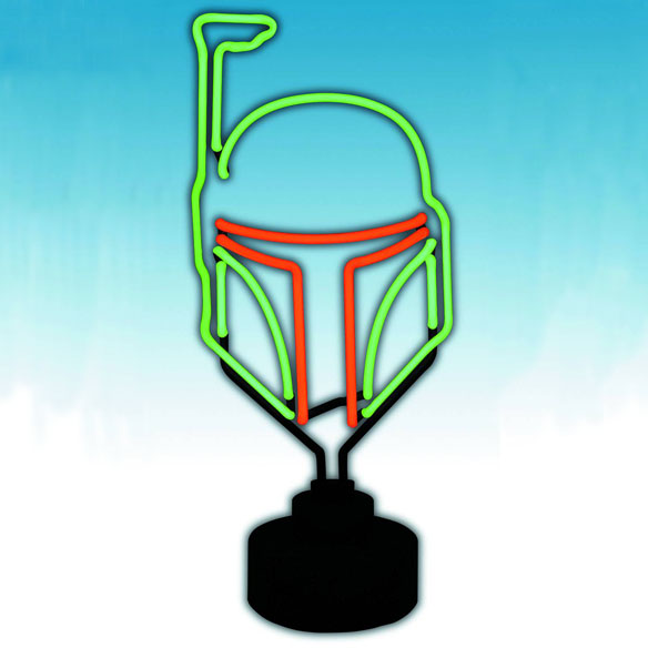 Star Wars Boba Fett Helmet Neon Sign