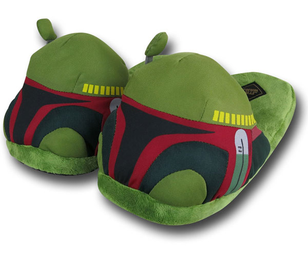 Star Wars Boba Fett Plush Slippers
