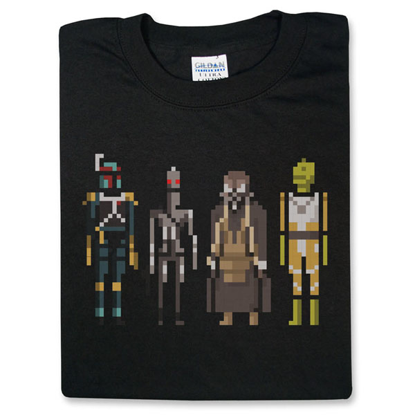 Star Wars Bounty Hunters Pixelated T-Shirt