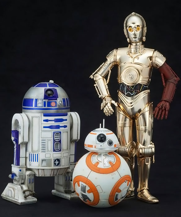 Star Wars C-3PO & R2-D2 With BB-8 ARTFX+ Statues