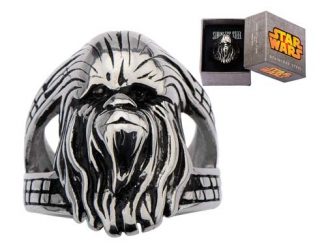 Star Wars Chewbacca 3-D Stainless Steel Ring