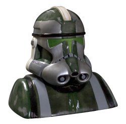 Star Wars Clone Trooper Clone Commander Gree Cookie Jar
