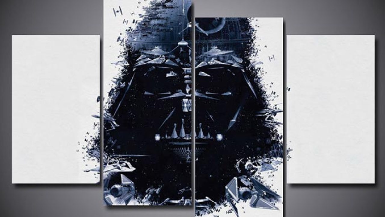 boeket huren Leerling Star Wars Darth Vader Canvas Art