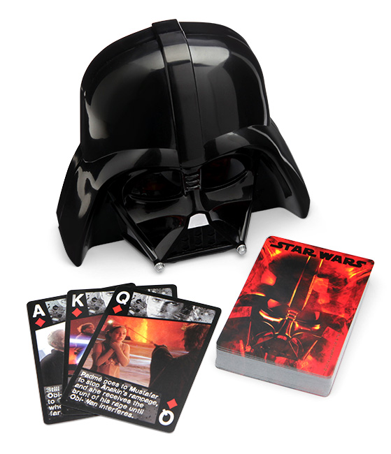 Star Wars Darth Vader Playing Cards With Helmet Case