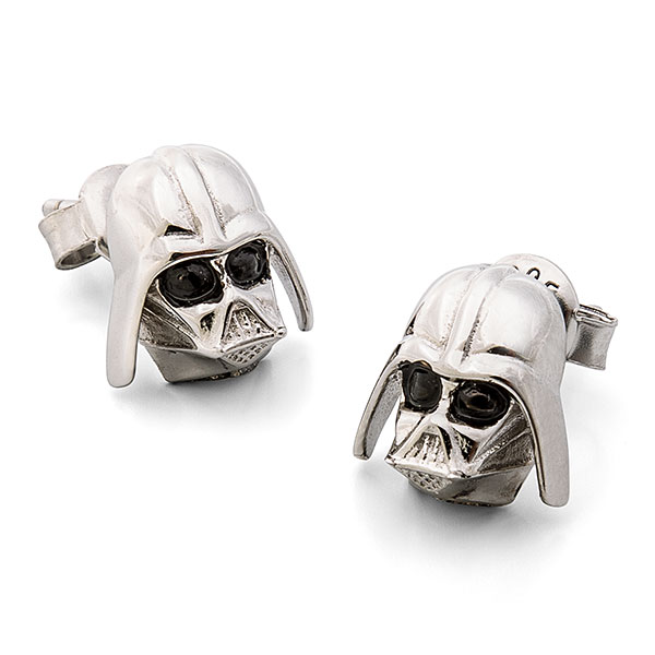 Star Wars Darth Vader Sterling Stud Earrings