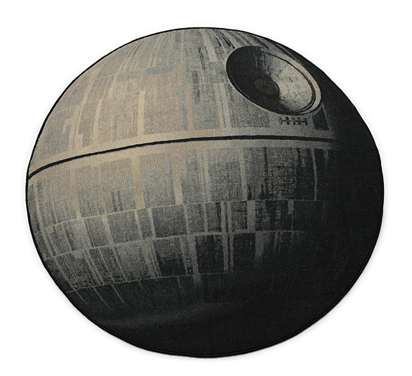 STAR WARS 39" ROUND DEATH STAR AREA RUG NEW! OFFICIALLY LICENSED 