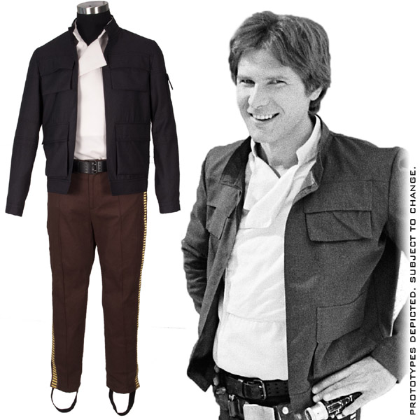 Star Wars Empire Strikes Back Han Solo Bespin Clothing Replica Ensemble
