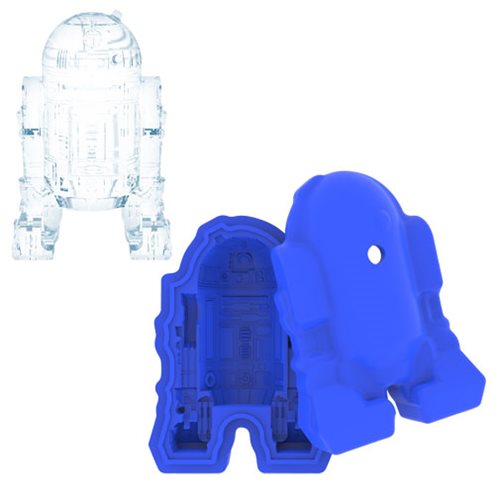 Star Wars SILICONE ICE CUBE TRAY R2-D2 and BB-8 Droid Cold Drink Molds 