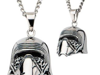 Star Wars Episode VII - The Force Awakens Kylo Ren 3D Cast Stainless Steel Pendant Necklace