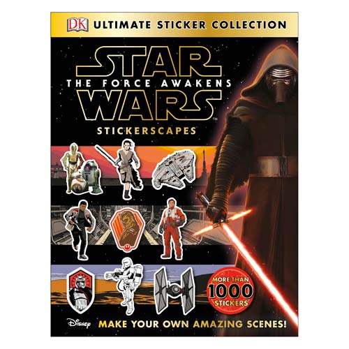 Star Wars Episode VII - The Force Awakens Stickerscapes Ultimate Collection Book