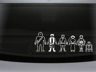 Star Wars Family Auto Decals
