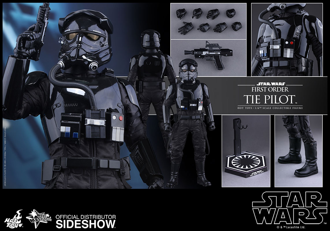 Star Wars Action Figure First Order Tie Fighter Pilot – 30,5 Cm, Con Accessorio, Hasbro